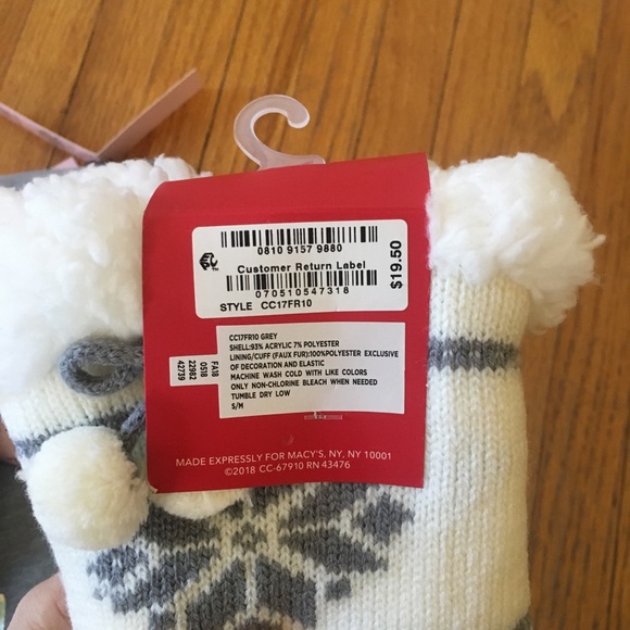 Cozy sock slippers, Victoria’s secret sleep t - Picture 6 of 8